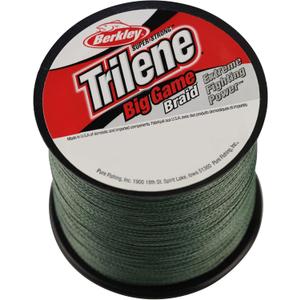 Berkley Trilene Big Game Braid Fishing Line (50lb - 328yd, Lo-Vis Green) Berkley Trilene Big Game Braid Fishing Line (50lb - 328yd, Lo-Vis Green)