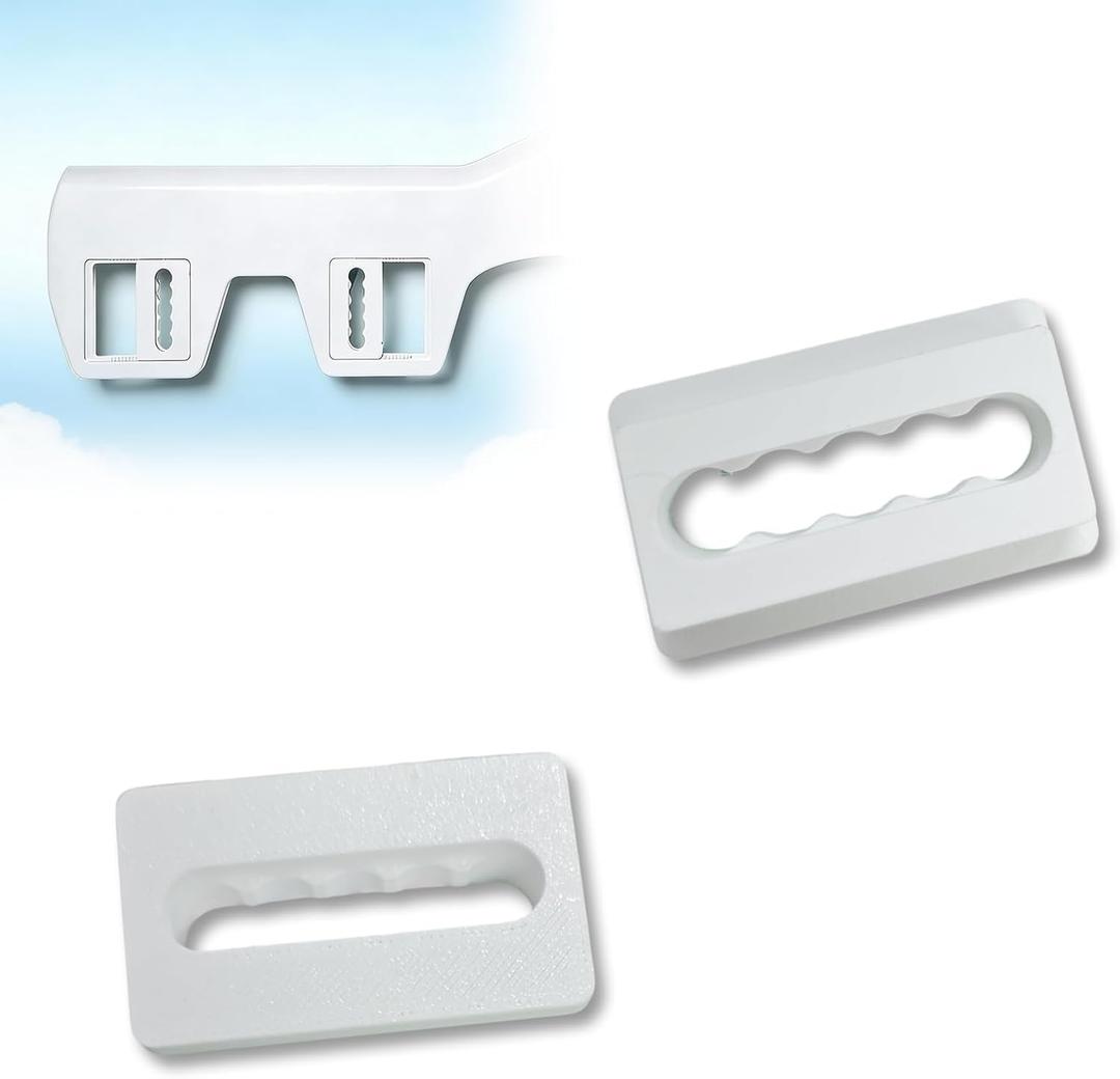 2 Pcs Adjustable Sliding Mount for Tushy Classic/Basic 2.0 Bidet | Secures Bidet Seat-Prevents Shifting | Replacement Fastener Kit