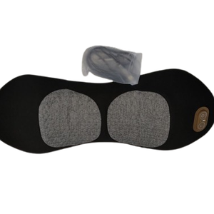 3-in-1 Back Massager with Heat & Vibration, Smooth Spine Triple Fusion Lumbar Support Pillow for Lower Back and Sciatica Pain Relief, Deep Tissue Relaxation for Bed or Office Chair