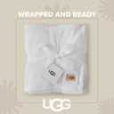 UGG Nita Full/Queen Blanket, Cozy Soft Queen Bedding, Plush Fleece Blanket for Bed, Extra Large Throw for Couch, Luxury Bedroom Decor, 90-inch x 90-inch, White Snow