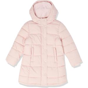 Amazon Essentials Girls and Toddlers' Long Heavyweight Hooded Puffer Jacket XL