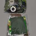 Dinosaur Birthday Party Decorations Includes Green and Brown balloon arch & Cute Small dino Foil balloons & Banner Footprint Sticker for kids jungle Safari dino ROAR Themed Supplies