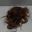 NAYOO Clip in Hair Extensions for Women 20 Inch Long Wavy Curly Chestnut Brown Hairpieces Full Head Synthetic Hair Hairpieces(6PCS,Chestnut Brown)