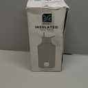 DYSANKY Insulated Water Bottle | Thickened Stainless Steel Vacuum Metal | Portable Sports Half Gallon Large Water Jug for Gym and Hiking with Straw, Carrier Bag, Handle Strap | BPA-Free 64 oz (White)