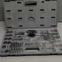 60-Pc Master Tap and Die Set - Include SAE Inch Size #4 to 1/2 and Metric Size M3 to M12, Coarse and Fine Threads | Essential Threading Rethreading Tool Kit with Complete Accessories and Storage Case