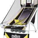 Hall of Games Xtra Long Shot EZ-Fold Premium Arcade Basketball Game with Built-in 4-Ball Storage Rack, Pop Off with The Perfect Basketball Game