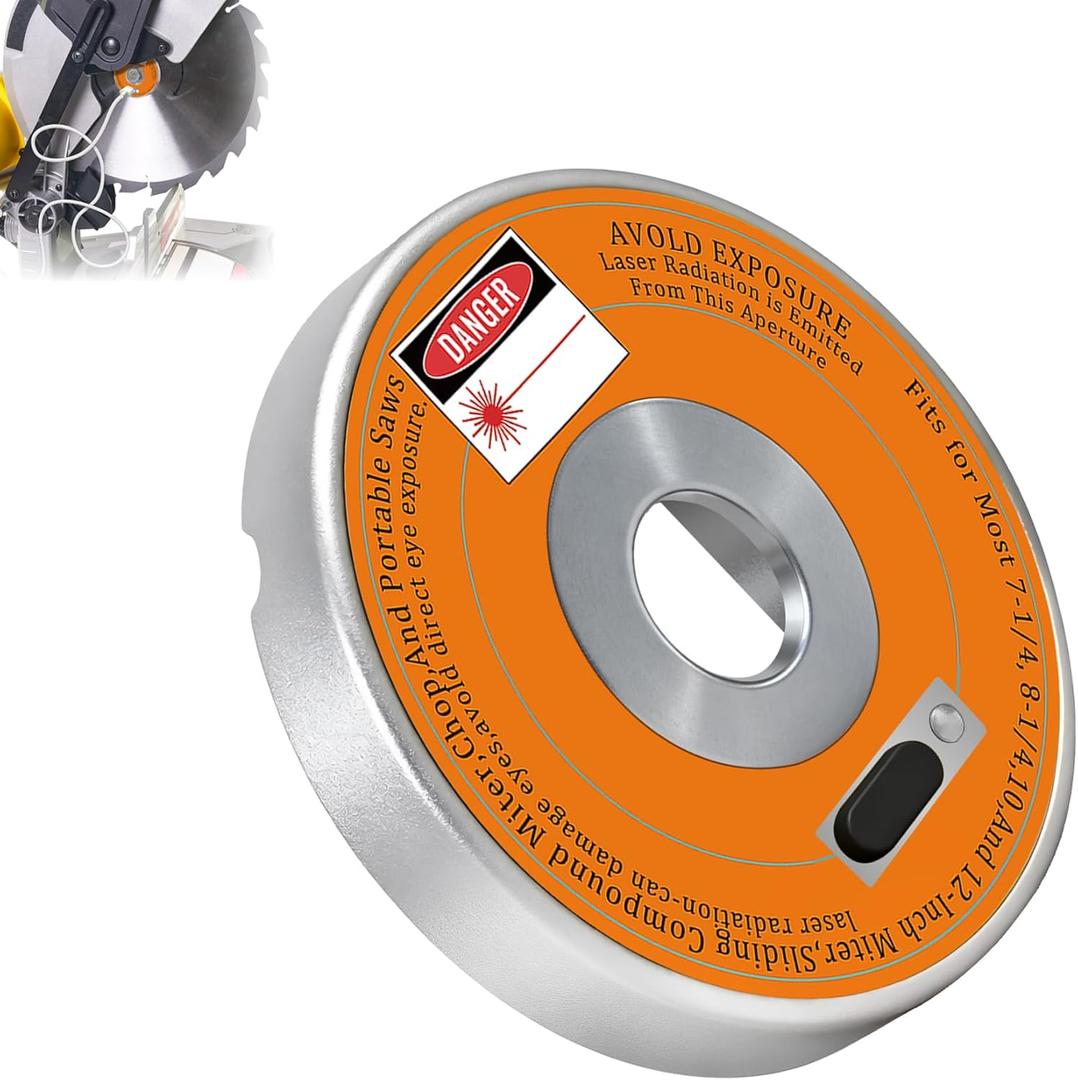 Miter Saw Laser Guide,Rechargeable Type-C Port Miter Saw Laser Guide Fits for 7-1/4, 8, 8-1/4, 10 and 12-Inch Miter Saws, Sliding Compound Miter Saws, Cutting Saws and Portable Saws