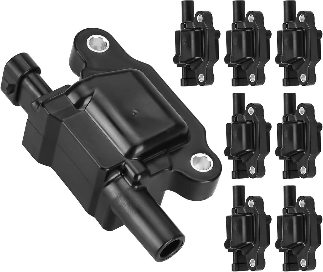 UF413 Ignition Coil Pack for Chevy Express Silverado Suburban Avalanche Tahoe 2007-2018; for GMC Savana Sierra Yukon; For Cadillac Escalade, 5.3L 6L 6.2L 4.8L Ignition Coil, C1511-8 Set