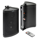 iLive - Patio+ Bluetooth Indoor/Outdoor Water-Resistant Speakers (Pair) - Black