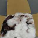 Cow Print Heating Throw Blankets Luxurious Western Soft Bubble Faux Rabbit Fur 8 Heat Settings Overheat Protection Quick Heating Electric Heated Blanket 50"x60" (Black, Brown and White)