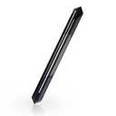 1/4" Chamfer Mill, 4 Flute, 90 Degree, 2-1/2" Overall Length, Solid Carbide End Mill,1/4"Cutting Diameter,1/4"Shank Diameter, 90 Chamfer Angle, Chamfer Mill, Double End,AlTiN Coated