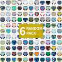 BIG ELEPHANT Random Color Toddler Training Pants 6 Pack, Potty Training Underwear for Boys and Girls (12-24 Months)
