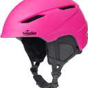 Ski Helmet - Audio Compatible and Lightweight, ASTM Standard for Men, Women and Youth (S (51-55cm / 20"-21.75"), Matte Pink)