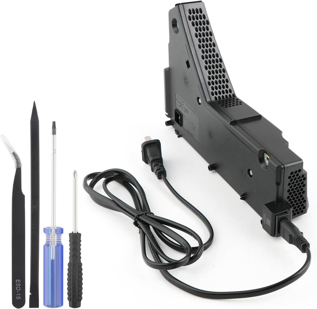 Power Supply for PS5 ADP-400DR / ADP-400ER /PA-1401-JT20 Internal Power Source with AC Adapter Replacement Console Accessories Parts with Repair Tools