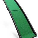 PawStep 50894 Pet Ramp for Dogs & Cats Foldable Portable Dog Ramp with Poly Grass Non-Slip Surface, Lightweight Travel Ramp for Cars, SUVs, Beds & Couches