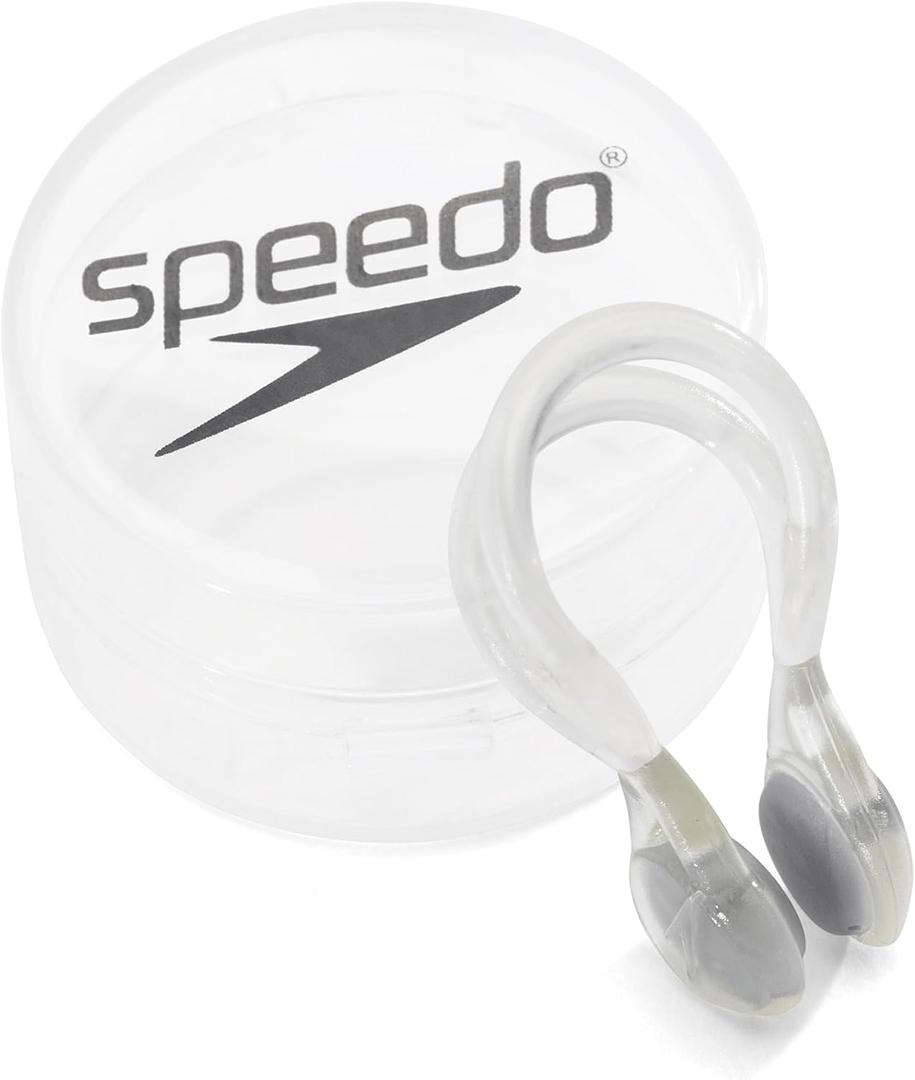 Speedo Unisex Swim Nose Clip Liquid Comfort (One Size, Clear)