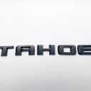 3Pcs Tahoe Emblem 3D Letters Badge Nameplate Sticker Replacement for 2019-2023 Tahoe Genuine 84910058 (Overlay Emblem Gloss Black Plus LT)