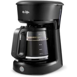 Mr. Coffee Easy On/Off 12-Cup Coffee Maker Switch Pour Grab-a-Cup Auto Pause Black