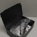 Toilet Paper Holder with Shelf - SUS304 Stainless Steel Toilet Paper Storage with Wipes Dispenser & Toilet Paper Roll Holder Wall Mount for Bathroom Storage, No Drill to Install - Matte Black