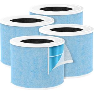4-Pack AP01 Replacement Filter Compatible with Momcozy AP01 Nursery Air Purifier, 4-in-1 Air Filter