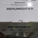 Dehumidifier for Home, 2.4L, Dehumidifier for Bathroom, 800m2, Dehumidifier for Bedroom, Self-Draining, Small Dehumidifier for Basement with Stop