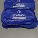 TrelaCo 10 Pcs Reusable Gel Ice Packs for Injuries, Gel Ice Packs Bulk for Injuries, Soft and Flexible, Hot and Cold Compress for Knees, Back, Shoulders, Arms, and Legs, 10 x 5 Inch