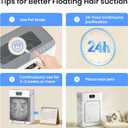Pet Air Purifier for Home Large Room 2500 sq ft, H13 HEPA Washable Double-Sided Filter,Air Cleaner for Pet Hair Dander Odor Allergies Pollutant Smoke Dust,PM2.5 Air Quality Monitor,Auto Mode,P358 Grey