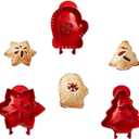 2 x Holiday Mini Pie Mold, Hand Pie Press Mold Maker for Baking, Party Potluck Hand Pie Molds, Pumpkin Cookie Cutters, for Festivals and Parties 3pcs