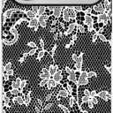 for iPhone 17 Pro Case, Cute Vintage Lace Flower Pattern Phone Case for Women Girls, Aesthetic Elegant Hybrid 2-Layer Hard Shell Protective Cover, Black & White Floral Lace