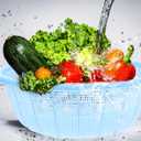 BESPORTBLE 4pcs Plastic Rice Washing Basket and Strainer Set, Multifunctional Colander for Vegetables, Fruits, Pasta, and Dough Preparation