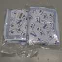 2 x 2 Pack Mahjong Tote Bag Set Mahjong Gifts for Women Mah Jong Tiles Bag Gift for Mah Jong Lover Player Lucky Birthday