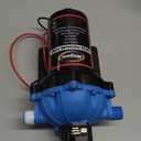 Upgraded 12 Volt Water Pump, 7GPM 70PSI, Five Chamber Self-Priming Diaphragm 12V DC RV Fresh Pump with Heavy Duty Pressure Switch & Strainer for Marine, Yacht, Caravan, Camper