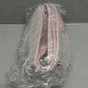 Breling 3 Pieces Coquette Bow Laundry Hamper Cotton Rope Storage Basket Bow Woven Gift Baskets Rope Bin with Handles for Decoration Organization Storage for Nursery, Pet Toy Basket(Pink, White)