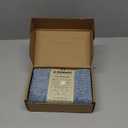 a moment Blue Chenille Throw Pillow Covers 12x20 Inch Pack of 2 Modern Decorative Throw Pillow Covers Farmhouse Cross Covers Modern Home Decor for Sofa Bedroom Living Room