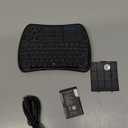 iPazzPort Bluetooth Mini Keyboard (IR Learning) Touchpad Mouse, Backlit 2.4GHz Wireless Keypad Remote Controller for Tablets, Smart TV,Fire Stick, Android TV Box KP-61SM (Bluetooth and 2.4G)