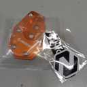 NICECNC Orange Aluminum Footstand Enlarger Kickstand Expander Compatible with 690 Enduro R/SMC-R 2019-2023, 790/890 Adventure Rally/R 2018-2023, 1290 Adventure R 2021-2023, CNC-machined, See Fit