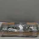 KAF Home Side Stripe Coir Doormat, Heavy-Duty, Weather Resistant, Non-Slip PVC Backing, Indoor and Outdoor Use (Green)