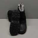 Kricely Men's Snow Boots Waterproof Non-Slip Outdoor Hiking Athletic Warm Fur Boot Comfortable Causual Cold-Weather Boots, Size 45