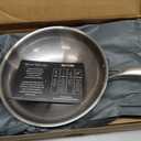 siraat Titanium Hammered Deep Pan Pro, PFAS Free Frying Pan 10.2"