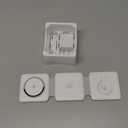 Charging Station for Apple Multiple Devices - 3 in 1 Foldable Magnetic Wireless Charger Dock - Travel Charging Pad for iPhone 16 15 14 13 12 Pro Max Plus Watch & Airpods (White)