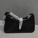 CLUCI Shoulder Bag for Women, Purses for Women, Handbag Hobo Bags Vegan Leather Crossbody Purse with Adjustable Strap (A-Black-Small)