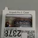 Inesore for AirPods Pro 3 Case 2025 with Lock, for Women Girly Floral Clear Case Compatible with Apple Airpods Pro 3rd Generation Cover, with Phone Stand,Keychain & Cleaner Kit - Leopard Print