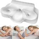 ABLEGRID Memory Foam Cervical Neck Support Pillow,Contour Cooling Gel Pillow for Neck Shoulder Pain Relief,Odorless Ergonomic Orthopedic Adjustable Deep Sleep Bed Pillow for Side,Back,Stomach Sleepers
