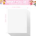 2 x Hewolly 100 Pieces Shrink Plastic Sheets for Kids, 5.82 x 4.13 inch / 14.8 x 10.5 cm (A6 Size). Create Custom Jewelry, Keychains, and Crafts Shrink Art Paper Film for Kids