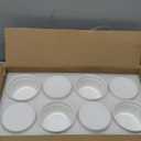 Ramekins 6 oz Set of 8, Creme Brulee Ramekins, Souffle Dishes, Oven Safe Porcelain Ramiken Bowls For Custard, Lava Cakes, Pudding, Flan, Mini Desserts, Dipping Sauce Cups