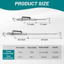 Heavy Duty Truck Camper Tie Downs Turnbuckles, Premium Turnbuckle Tie Down Set for Slide-in Camper, Designed for Truck Camper Tie Downs