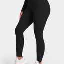 Sunzel Sunlissia Hidden Butt Lifting Scrunch Workout Leggings for Women Crossover High Waist Yoga Pants with Tummy Control (Black)