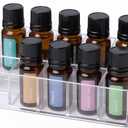 Essential Oil Organizer Holder, 12Slots Essential Oil Storage Display, For Essential Oils Rollers Holder,Lipstick Storage Rack,Nail Polish Rack Display,Perfume Collection