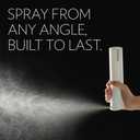 FLAIROSOL - The Original, Continuous Ultra Fine Mist Spray Bottle, Multi-Tasking Marvel for Hair, Skin, Home, Pet Care and more, Refillable and Reusable, 10.1oz/300ml (Clear Bottle-Pink Print)