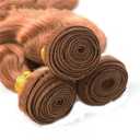 #30 Brown Bundles Human Hair Loose Wave Bundles 24 26 28 Inch Brazilian Color #30 Bundles Light Brown Loose Wave Bundles Hair Extensions
